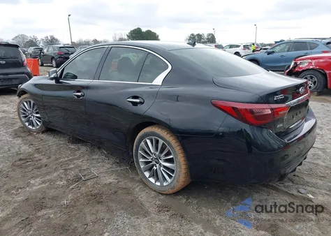 2018 Infiniti Q50 3.0T Luxe z USA, uszkodzony, nr VIN JN1EV7AR2JM432714